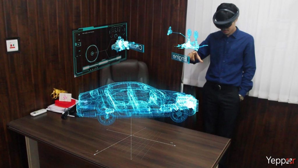 Microsoft Hololens Automobile