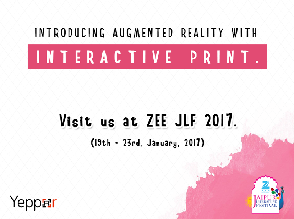 Yeppar associated with ZEE Jaipur Literature Festival, 2017: where literature meets technology