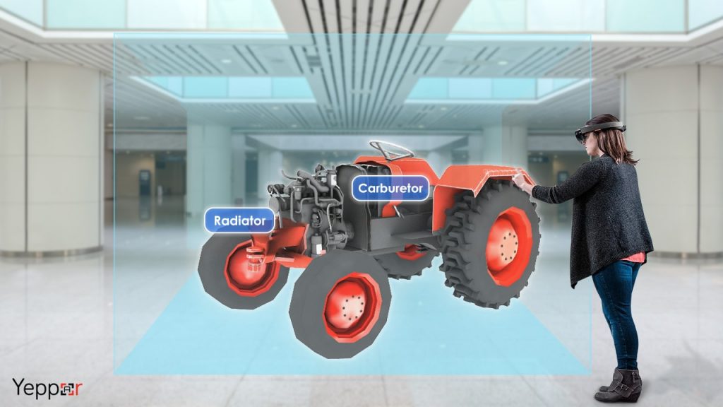 Microsoft Hololens Tractor