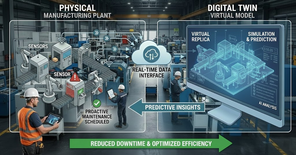Digital Twins Help Reduce Downtime in Manufacturing Plants