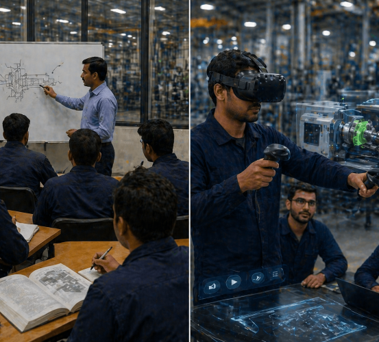 Traditional Training vs Simulation-Based Training in Manufacturing