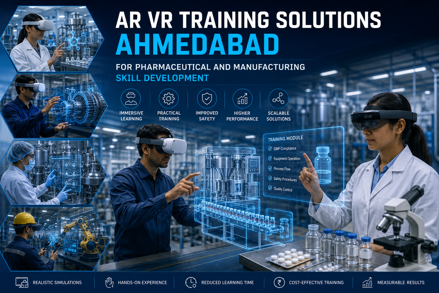 AR VR Training Solutions Ahmedabad for Pharmaceutical and Manufacturing Skill Development