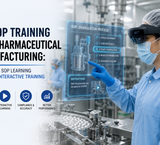 AR SOP Training for Pharmaceutical Manufacturing: Improving SOP Learning Through Interactive Training