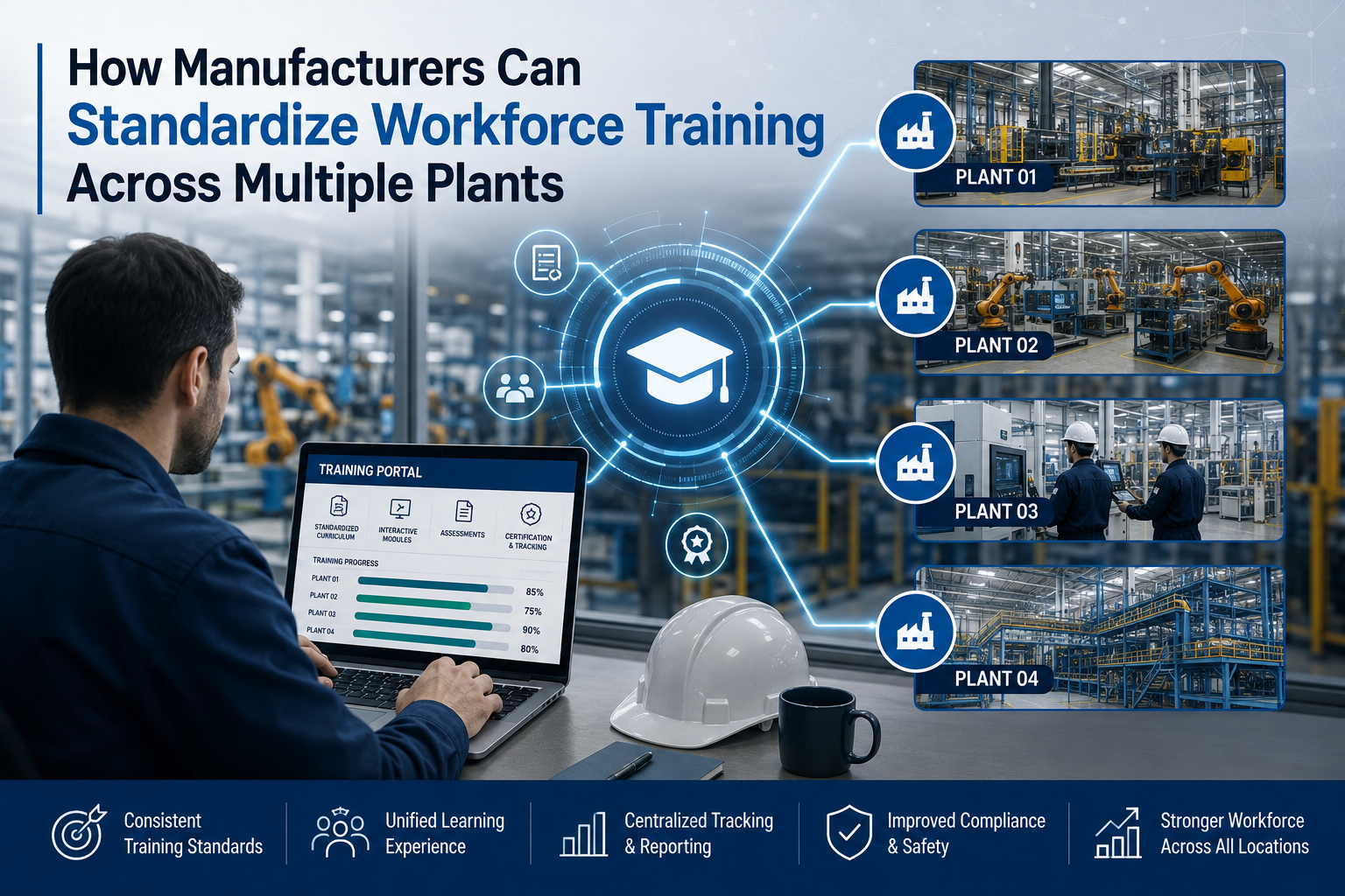 How Manufacturers Can Standardize Workforce Training Across Multiple Plants