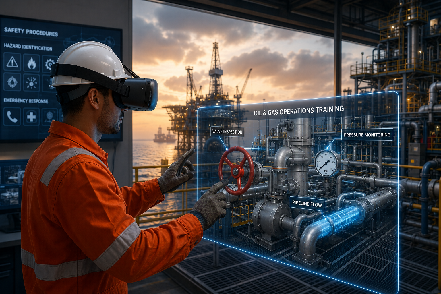 VR Training for Oil and Gas Operations